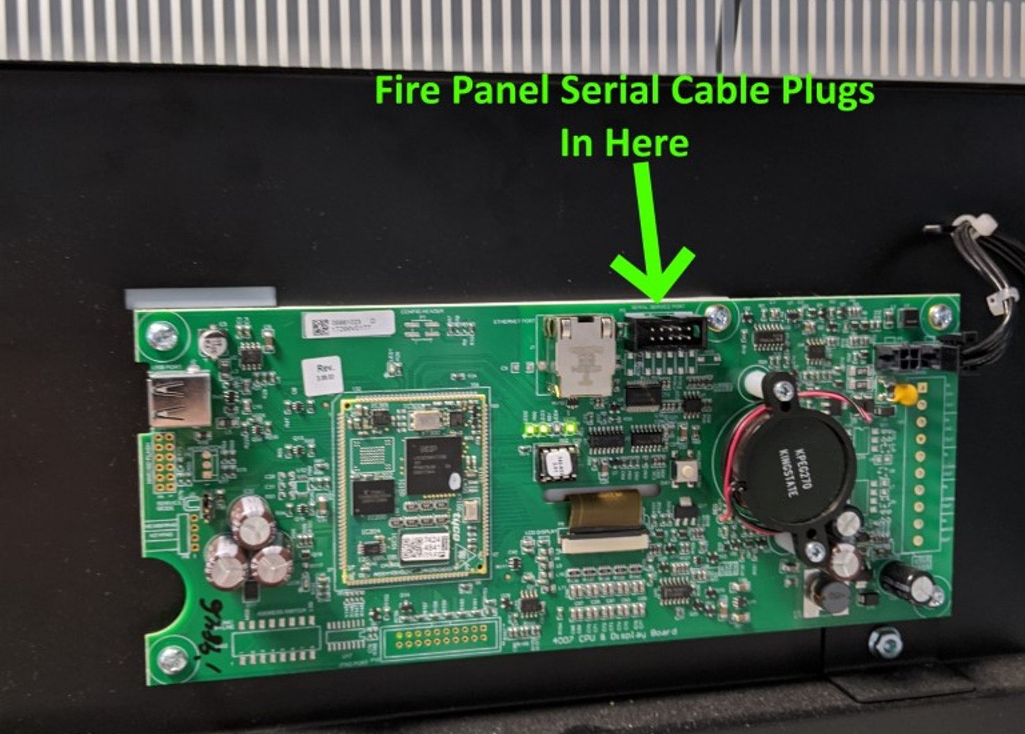 Figure 2a - connecting to a 4007ES