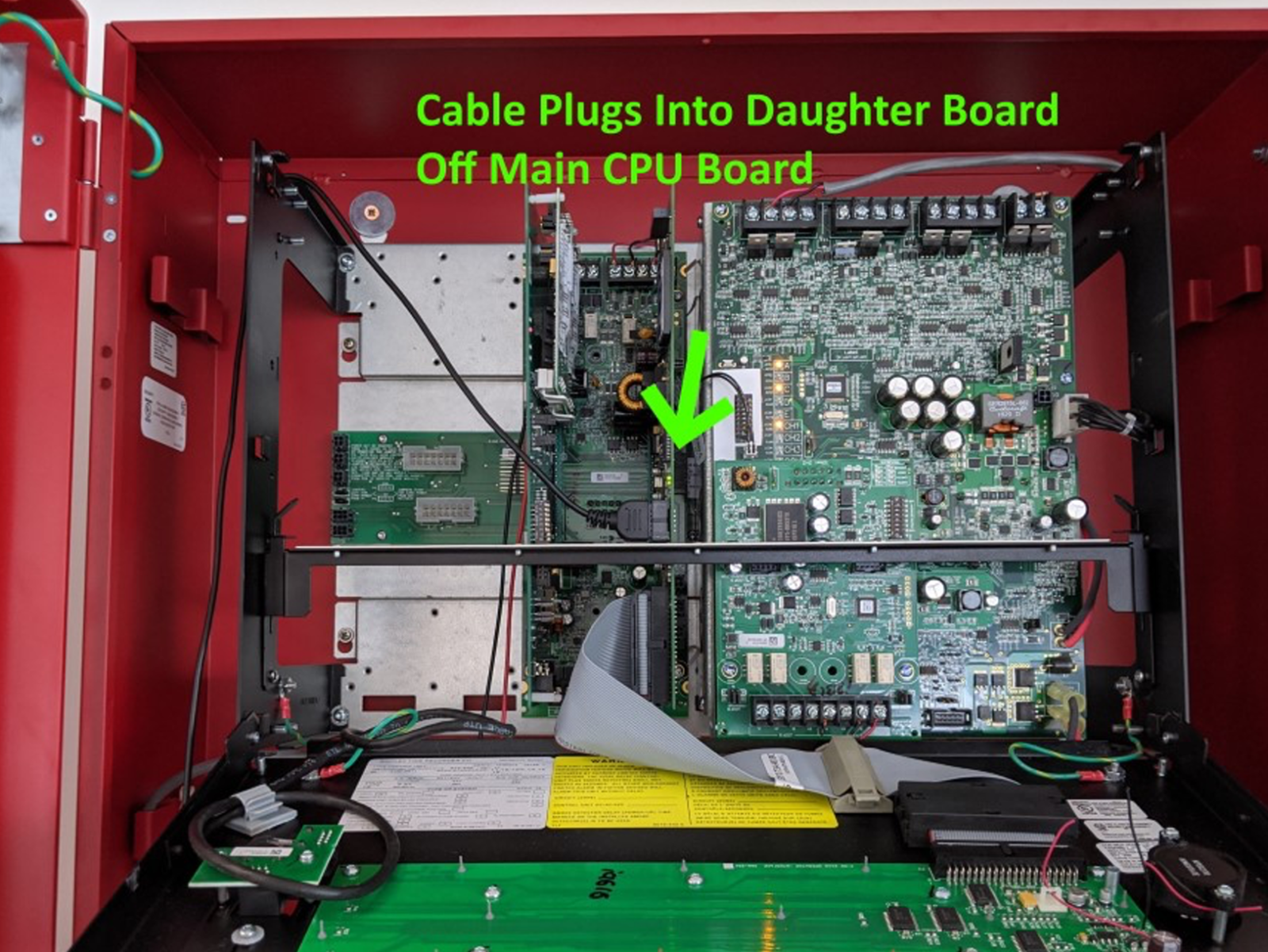 Figure 3a - connecting to a 4100ES